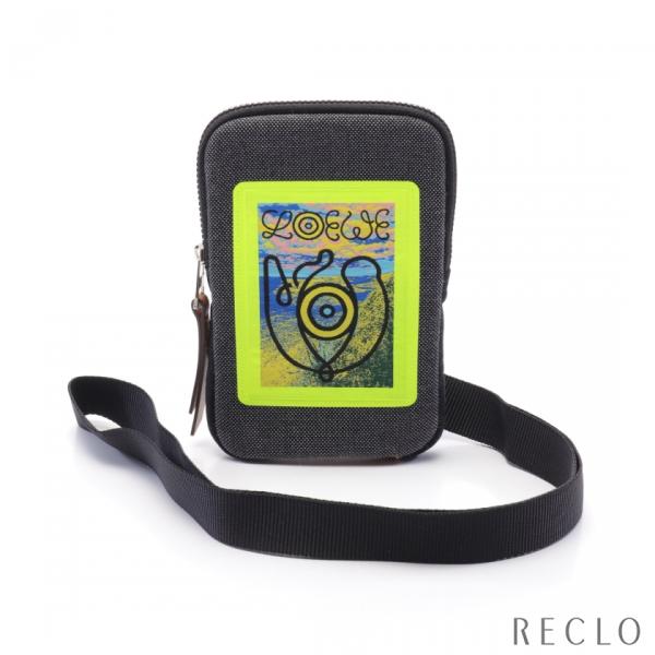 ロエベ LOEWE EYE LOEWE NATURE CASE ポーチ キャンバス