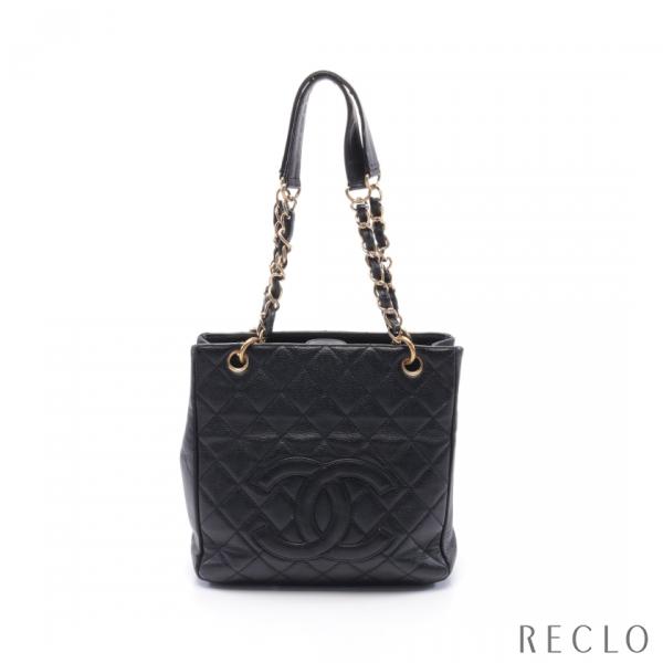 CHANEL シャネル マトラッセ PST Wチェーントートバッグ キャビア