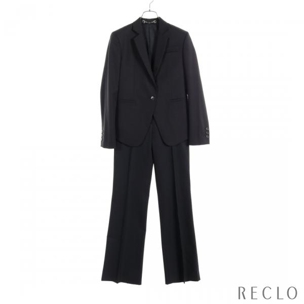 みえこGUCCIスーツ　レディース GUCCI グッチ スーツ ウール ブラック レディース 中古 : RECLO