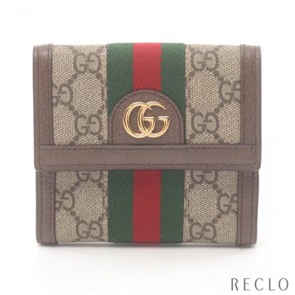 グッチ オフィディア シェリーライン 長財布 PVC ブラウン グッチ オフィディア シェリーライン 長財布 PVC ブラウン 楽天