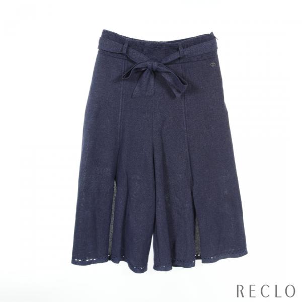 CHANEL（シャネル） ガウチョパンツ ワイドパンツ ビスコース ダーク