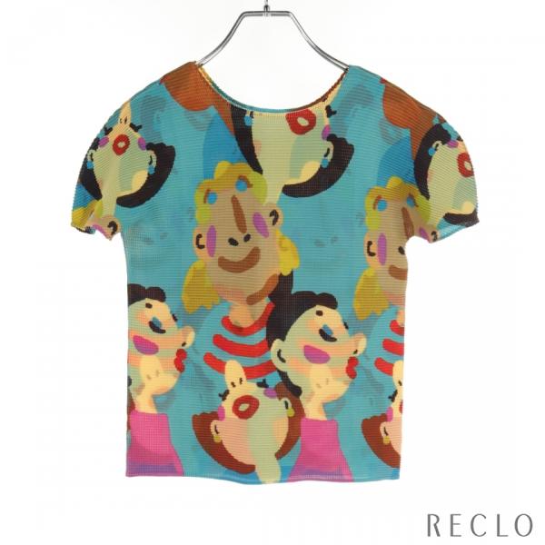 ミーイッセイミヤケ me ISSEY MIYAKE CHEER Tシャツ エメラルド