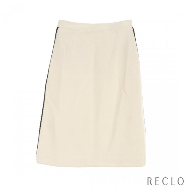 GUCCI（グッチ） インターロッキングG スカート ウール ナイロン オフ