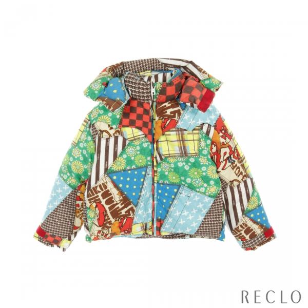 イーアールエル ERL ダウンジャケット COWBOY BOARD ダウンジャケット 衣料品 アウター コットン メンズ マルチカラー 【中古】 イーアールエル ERL Cowboy Snowboard ダウンジャケット コットン