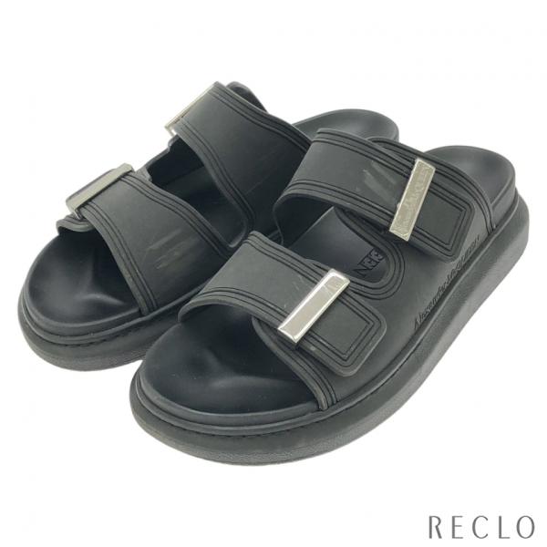 アレキサンダーマックイーン Alexander McQueen ハイブリッドサンダル サンダル 靴 ラバー レディース ブラック系 【中古】 アレキサンダー マックイーン ALEXANDER MCQUEEN ハイブリッドサンダル