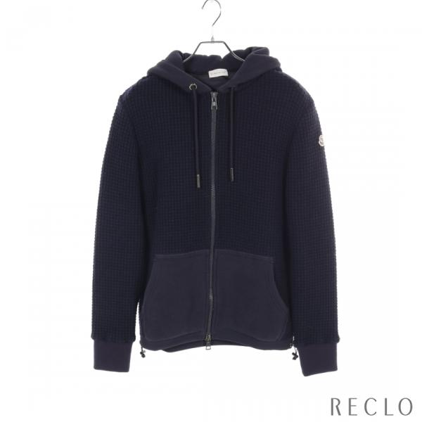 ［新品同様］モンクレール　ダウンパーカー　ダウンニット　ダークネイビー モンクレール メンズ ニットダウン MONCLER ダウンジャケット