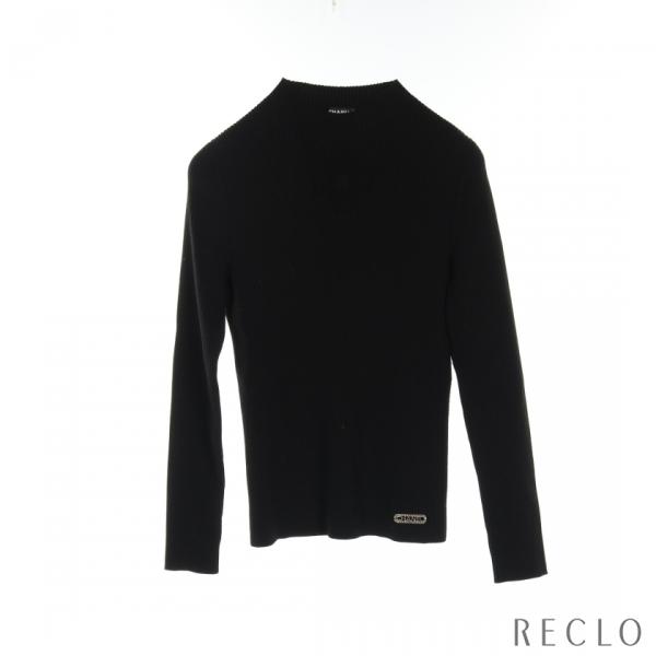 シャネル CHANEL ココマーク クローバー ニット 衣料品 トップス レーヨン ウール レディース ブラック系 P64687K60670 【中古】 reclo-as-shopping_963207