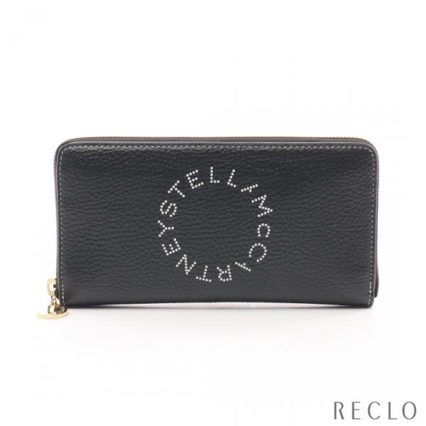 ステラマッカートニー Stella McCartney ZIP WALLET BICOLOR ラウンド長財布 財布 フェイクレザー レディース ブラック系 700251 【中古】 Stella McCartney（ステラ・マッカートニー） Stella McCartney ZIP