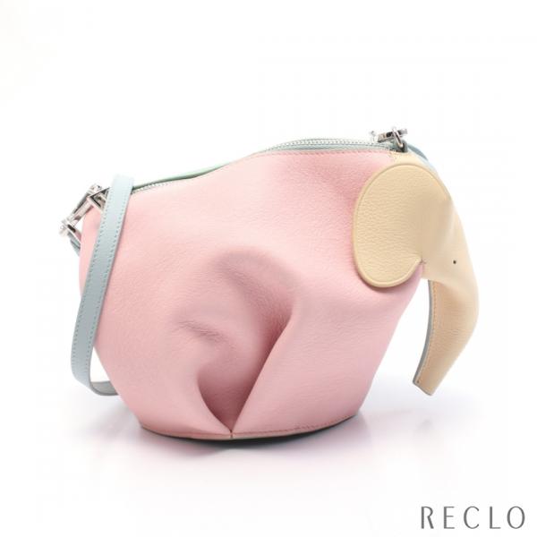 【SALE】LOEWE ロエベ エレファント ケース ピンク ロエベ(LOEWE)ロエベ エレファント ポケット ショルダーバッグ