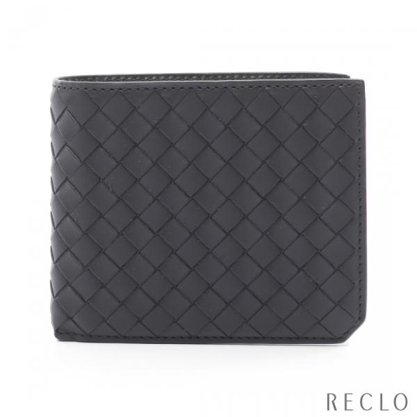 ボッテガヴェネタ BOTTEGA VENETA イントレチャート ピッコロ 二つ折り財布 財布 レザー メンズ ブラック系 805654V4LQ28803 【新品】 BOTTEGA VENETA（ボッテガ・ヴェネタ） イントレチャート ピッコロ 二
