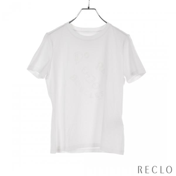 極美品△HERMES エルメス 3H4611DL Do Re Boucles ド・レ・ブックル コットン100％ クルーネック 半袖Ｔシャツ ブラック 34 仏製 正規品 エルメス HERMES DO RE BOUCLES Tシャツ クルーネック 半袖 コットン