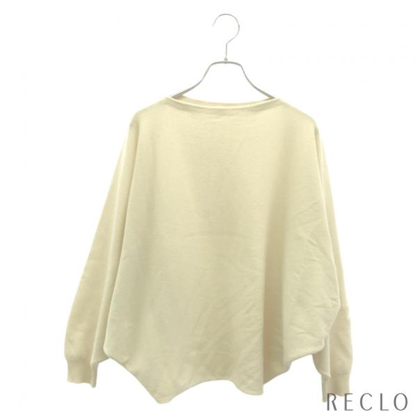 エルメス HERMES ドルマンニットセーター ニット カシミヤ ホワイト  