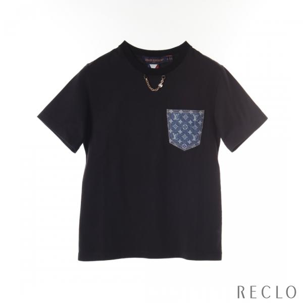 ルイヴィトン モノグラム デニムポケット Tシャツ クルーネック 半袖