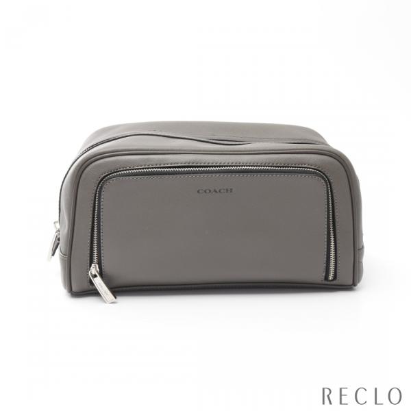COACH（コーチ） 爆買 セカンドバッグ レザー グレー ボックス F93320