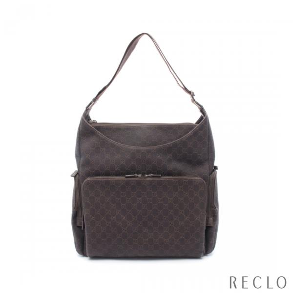 GUCCI（グッチ） GUCCI GG柄 ショルダーバッグ キャンバス レザー