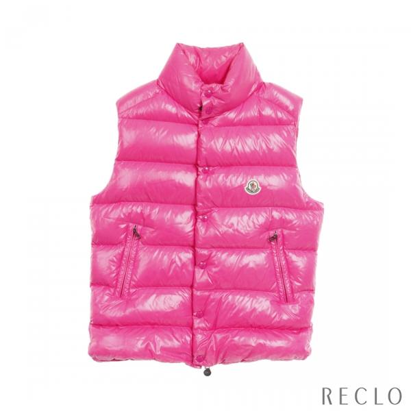 MONCLER（モンクレール） ダウンベスト ナイロン ピンクパープル