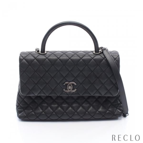 CHANEL（シャネル） マトラッセ ココハンドル ハンドバッグ キャビア