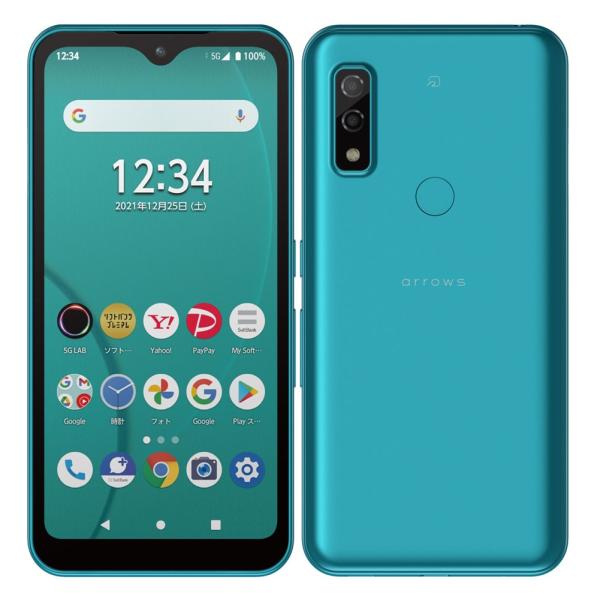 機種：arrows We型番：A101FCカラー：ターコイズ納品時OSバージョン：13キャリア：ソフトバンク（SIMロック解除済み）IMEI：下記参照利用制限：−（未登録の為、対象外）付属品：完備（クイックスタート/お願いとご注意）【状態：...