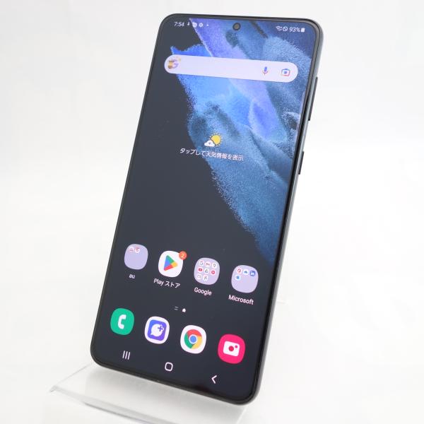 【SIMフリー】GALAXY S21+ 5G SCG10 ファントムブラック au版