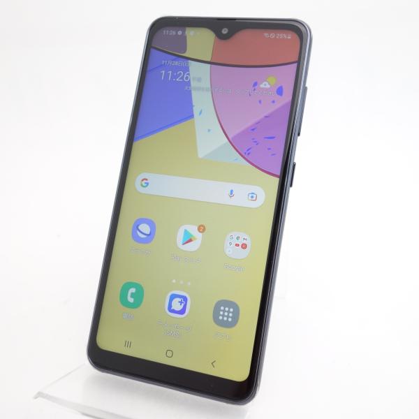 【SIMフリー】GALAXY A21 シンプル SCV49 ブラック au版SIM