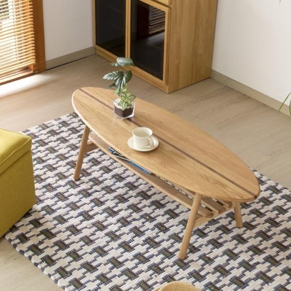 サーフボード型 ローテーブル センターテーブル　88122-7-007 サーフボード型 ローテーブル センターテーブル 88122-7-007