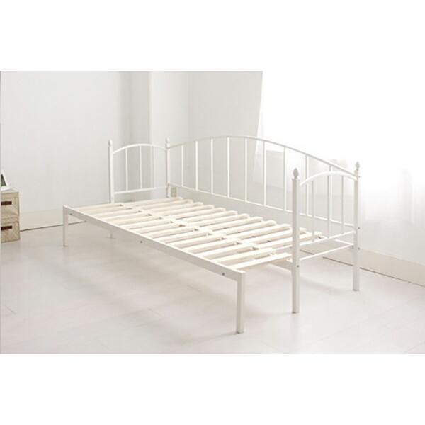ベッド シングル フレーム アイアン横伸長式ソファベッド MERYL