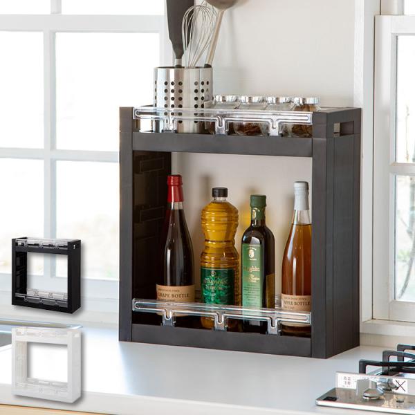 [Release date: May 2, 2024]【サイズ】約17×45×高さ45cm【重量】約1.5kg【材質】本体：ポリプロピレン落下防止バー：ポリスチレン【生産国】日本【商品説明】わずかなスペースを有効活用。キッチン・リビング・ト...