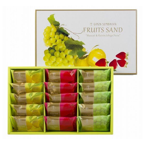 [Release date: October 6, 2022]【商品区分】なめらかで口当たりのやさしいフルーツクリームと、香り豊な果肉を、香ばしいクッキーでサンドした銀座千疋屋オリジナルのフルーツサンドです。【商品区分】食品【保存方法】常温...