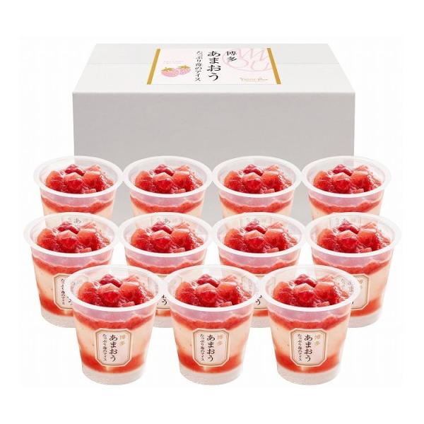 ヤバケイ 博多あまおう たっぷり苺のアイス 11個