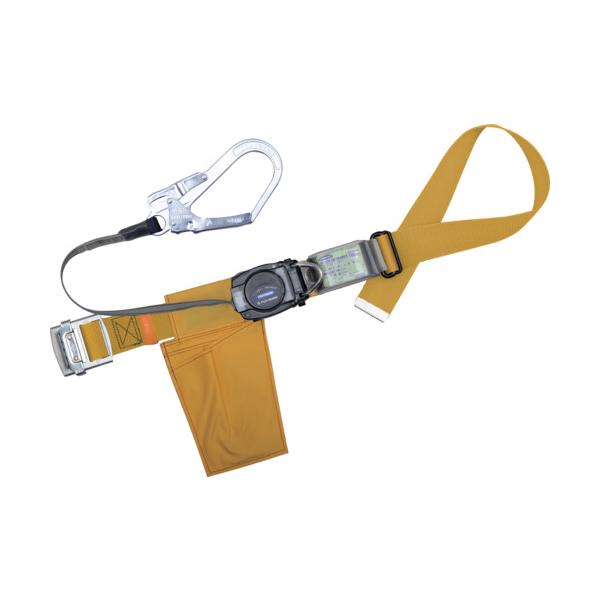 他サイト： TSUYORON 胴ベルト型墜落制止用器具 巻取タイプ ロック機構なし リトラ 黄 Mサイズ 幅50MM×長さ1200MM TBRN590YMBP 保護具 墜落 落下防止用品 代引不可の商品画像