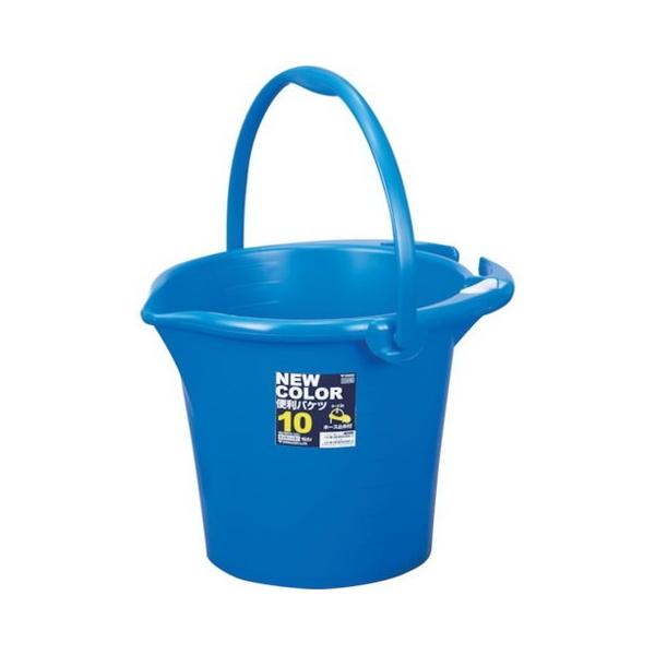 [Release date: June 23, 2022]【商品詳細】●ホース止めやタオル掛けの付いた使い勝手の良いカラーバケツです。●高さ(mm)：255●容量(L)：10.5●色：ブルー●外径(mm)：345●食品衛生法適合材質／仕上●...
