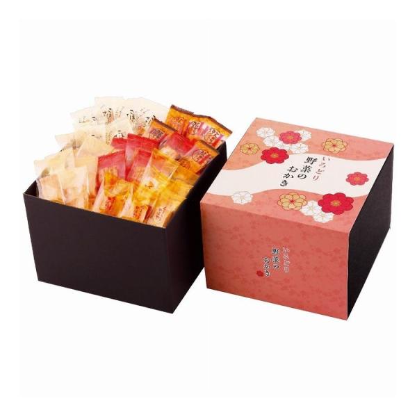 [Release date: November 22, 2024]【商品説明】国産もち米を使用、５種類（とまと、じゃがいも、ごぼう、とうもろこし、かぼちゃ）のお野菜が入ったおかきを便利な個包装にしてバラエティ豊かに詰合せました。原材料表記も...