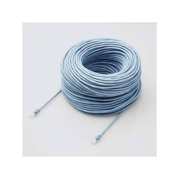 elecom GR LANP[u CAT6AΉ EU RoHSwߏ c܂h~Jo[ 90m P u[ LD-GPAT BU90 RS s