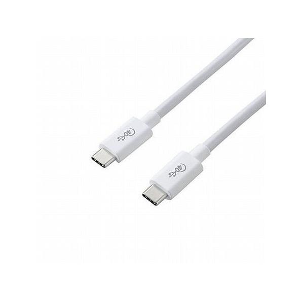�G���R�� USB4�P�[�u��/C-C�^�C�v/�F�ؕi/PD�Ή�/40Gbps/0.8m/�z���C�g USB4-CC5P08WH ����s��