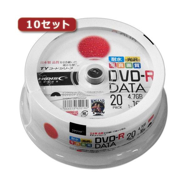 10Zbg HI DISC DVD-R f[^p i 20 TYDR47JNPW20SPX10 s