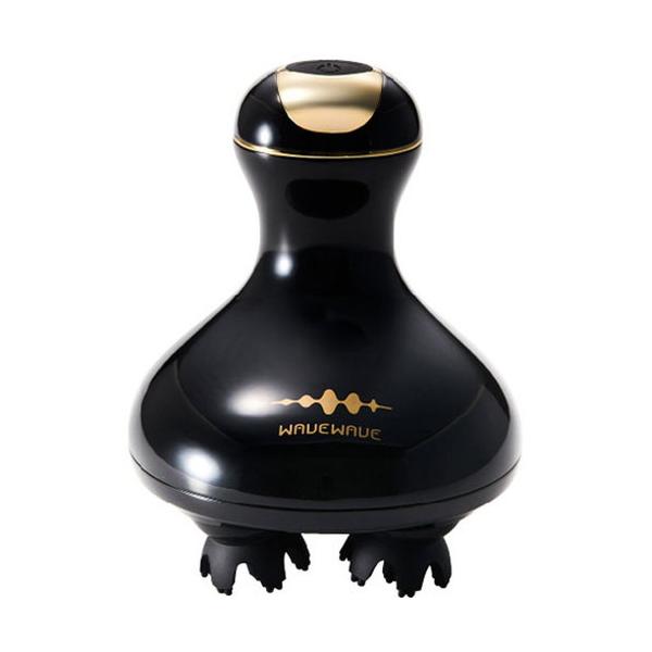 セブンウェイブ WAVEWAVE EMS SCALP HEAD SPA ブラック wavewave012(代引不可)【送料無料】 セブンウェイブ WAVEWAVE EMS SCALP HEAD SPA ブラック wavewave012 代