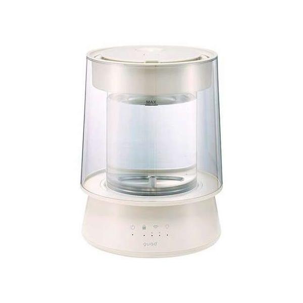 QUADS ガラススチーム加湿器 グラス アイボリー 約250×250×320mm 22641003 代引不可