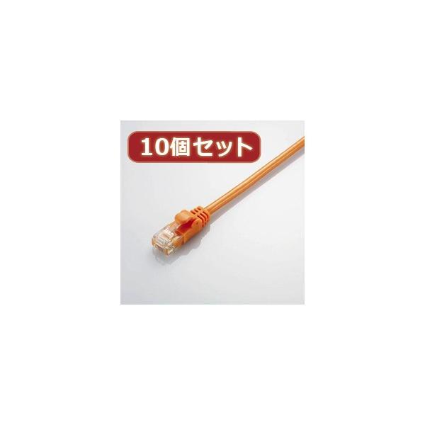 10�Z�b�g �G���R�� Gigabit ���炩LAN�P�[�u�� Cat6���� LD-GPY/DR5X10 LD-GPY/DR5X10 �p�\�R�� �G���R��