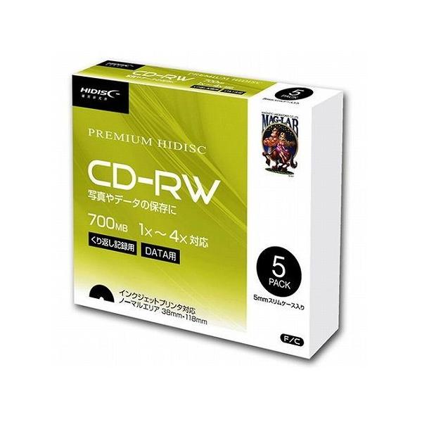 20Zbg HIDISC f[^p CD-RW 1-4{5mmXP[X5pbN HDCRW80YP5SCX20 s