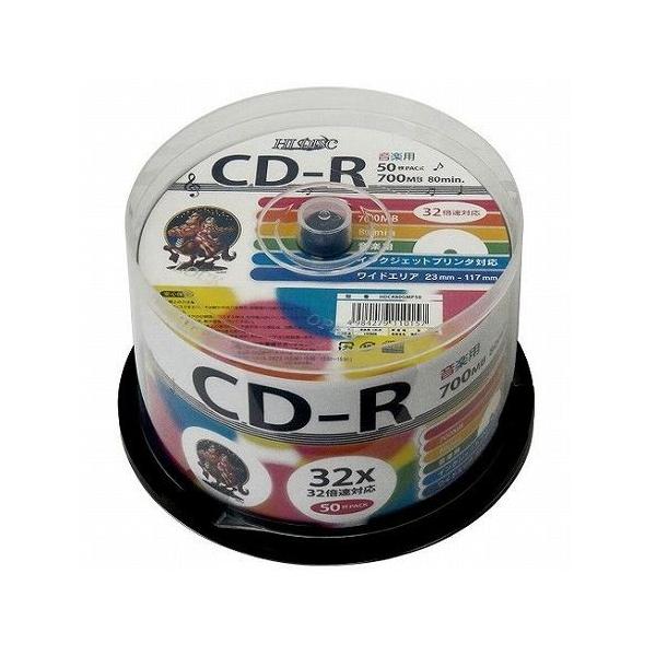 6Zbg HI DISC nCfBXN CD-R 700MB 50Xsh yp 32{Ή Chv^u HDCR80GMP50X6 s