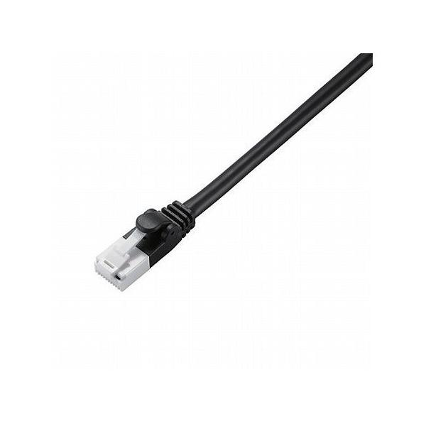 GR EU RoHSwߏ CAT5EΉ ܐ܂h~ LANP[u 3m/ȈՃpbP[Wdl ubN LD-CTT/BK3/RS s [