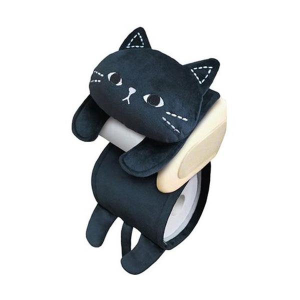 他サイト： 明邦 ねこのトイレロールペーパーホルダー ミミック NM041 非常用トイレ シャワー 代引不可の商品画像