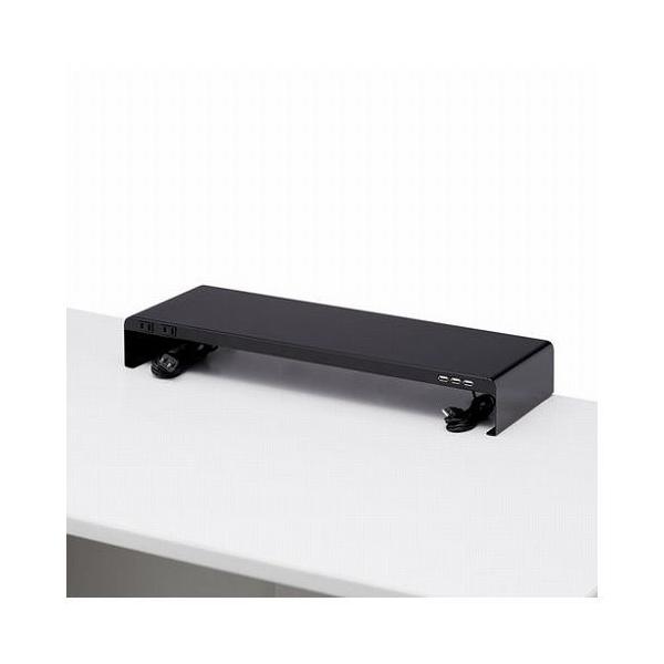 �T�����T�v���C �d���^�b�v+USB�|�[�g�t�����ド�b�N W600×D200 �u���b�N MR-LC202BKN ����s��