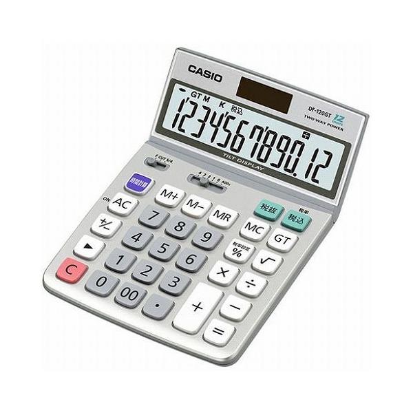 �J�V�I�v�Z�@ CASIO �O���[���w���@�K���d�� �f�X�N�^�C�v10�� DF-120GT-N ����s��