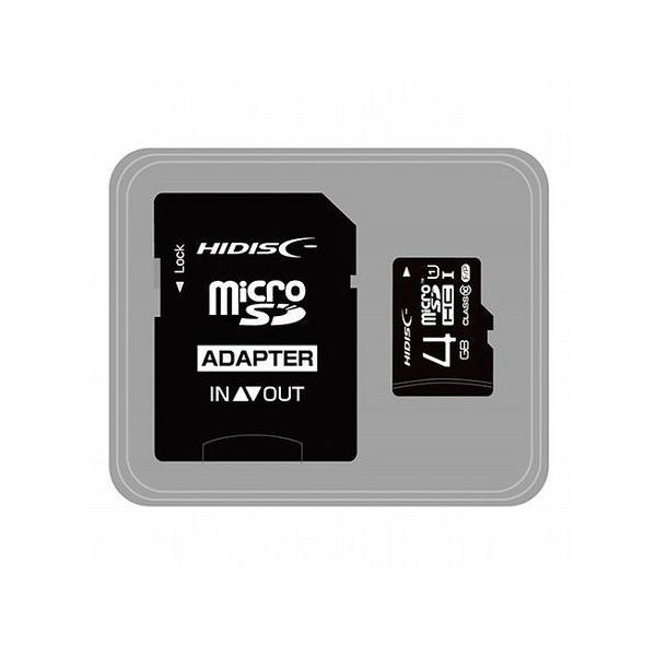 HIDISC microSDHCJ[h 4GB CLASS10 UHS-1Ή ] Read70 SDϊA_v^t HDMCSDH4GCL10UIJP3 s [