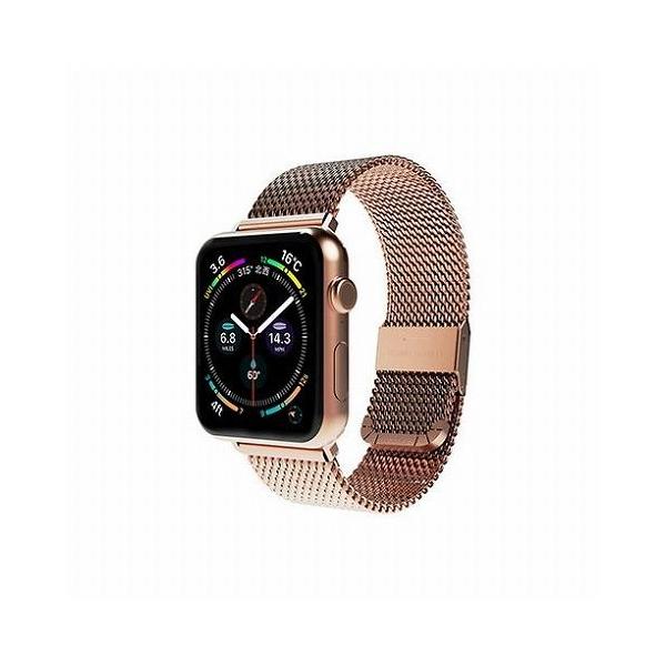 miak CLIP MESH BAND for Apple Watch 45 44 42mm ���[�Y�S�[���h SMAMA-W4244RG ����s�� ���[����