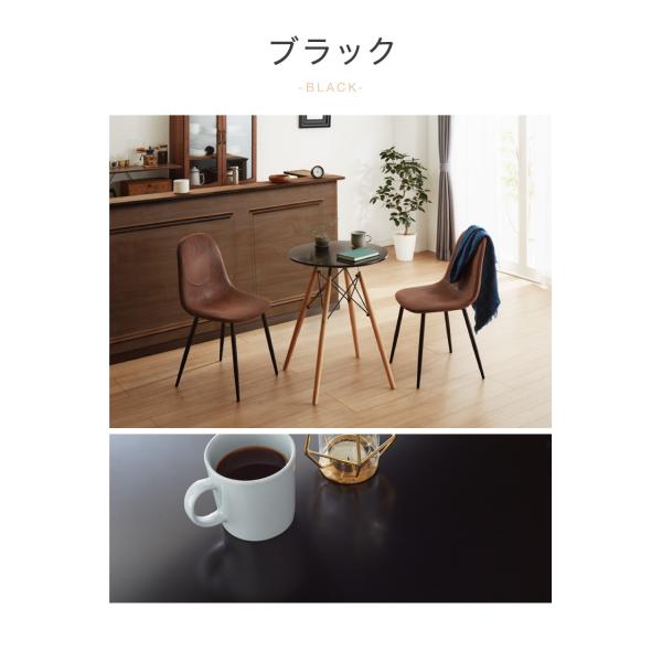�C�[���Y �J�t�F�e�[�u�� �~�^ ��60cm �~�` �k�� ������� �� �z���C�g �� �u���b�N �V�R�� �R���p�N�g ���r���[�񍐂ŃR�[�X�^�[�ƃi�v�L�� ���i�摜2