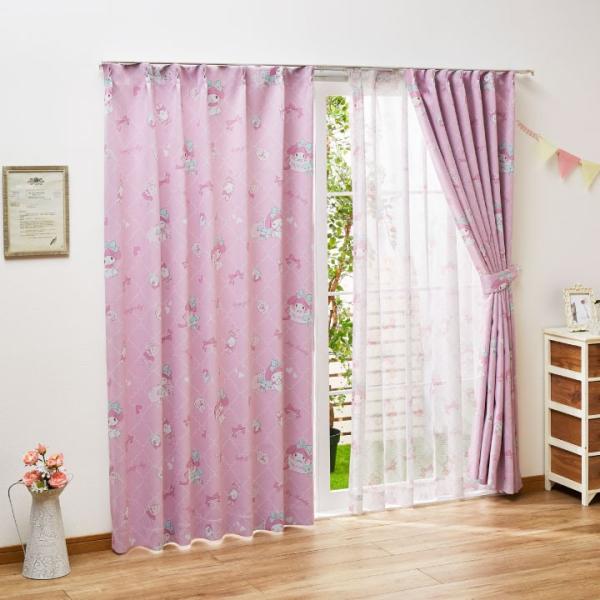 マイメロディ 2級 遮光 遮熱 カーテン 100×178cm 2枚セット 楽天市場】マイメロディ 2級 遮光 遮熱 カーテン 100×200cm 2枚