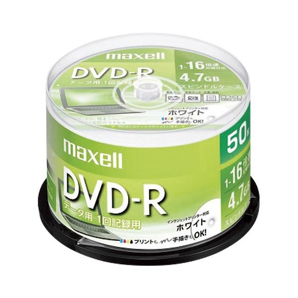 maxell f[^pDVD-R4.7GB 16{ 50 v^u 1  DR47PWE.50SP [ ItBX pi
