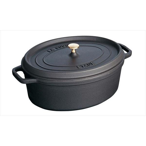 ストウブ ピコ ココット オーバル 27cm 40500-271 [ブラック ストウブ ピコ ココット オーバル 27cm 40500-271 [ブラック